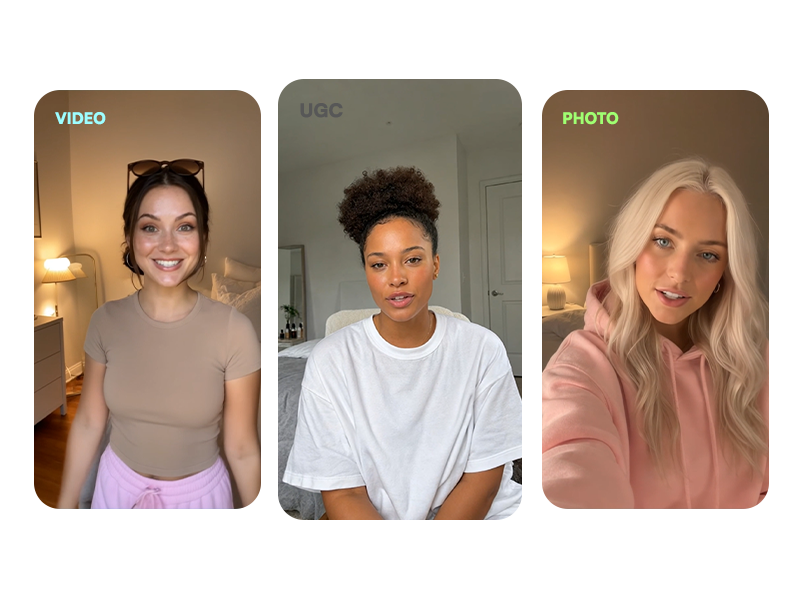 Video, UGC & Photo creatives