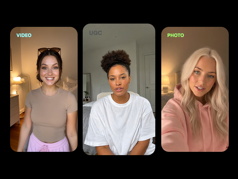 Video, UGC & Photo creatives