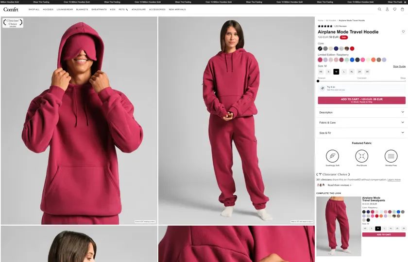 Brand website
